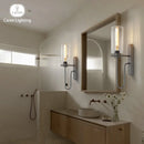 Luxury Nordic Glass LED Wall Sconce by Axyaa - Elegant Hotel Bedroom Vanity Light