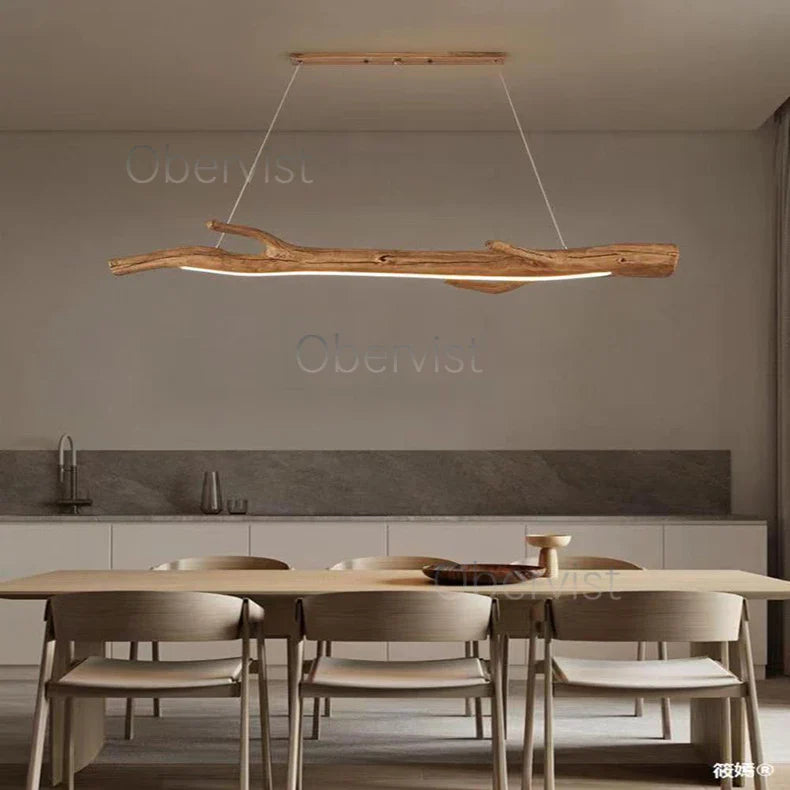 Axyaa Tree Branch Chandelier LED Hanging Lamp for Wabi Sabi Decor