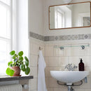 Axyaa Waterproof Self-Adhesive Tile Border for Bathroom Kitchen Living Room Décor