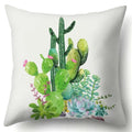 Axyaa Cactus Flower Decorative Cushion Cover 45X45CM Home Sofa Pillowcase