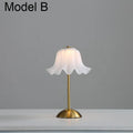 Axyaa Wireless Flower Lamp: Dimmable Decorative Desk Light