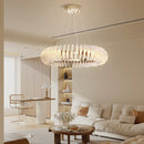 Axyaa Modern Acrylic Chandeliers LED Pendant Lights for Living Dining Room