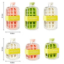 Axyaa 2-in-1 Straw Water Bottle Ice Cube Tray Silicone Pressing Mould Juice Cup