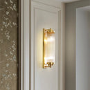Axyaa Copper Crystal LED Wall Lamp - Luxurious Modern Decor Frame