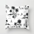 Axyaa Black and White Nordic Style Car Pillowcase Sofa Pillow Cover