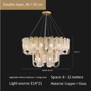 Axyaa Modern Chandelier Ring Lights for Foyer Living Dining Room