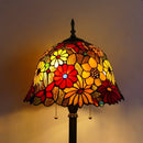 Axyaa Stained Glass Floor Lamp: American Retro Tiffany Design for Living Room & Bedroom