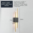 Axyaa Nordic LED Wall Lamp - Dual Power Metal Acrylic Sconce for Home Decor