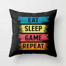 Axyaa Vintage Video Game Cushion Covers for Sofa, Bed, Seat - Gaming Fan Pillows