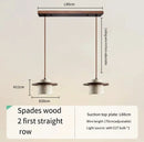 Axyaa Yellow Travertine Hanging Line Lamp | Wabi Sabi Style Bedroom Pendant Light