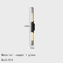Axyaa Glass Pendant Lights Gold Copper LED Wall & Dining Room Lighting Fixtures