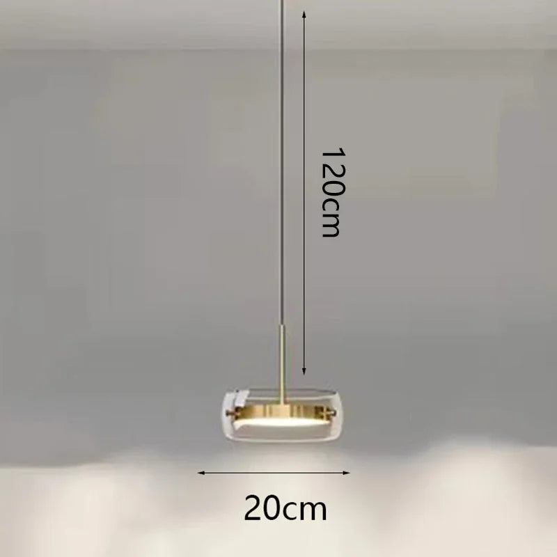 Axyaa Ring LED Pendant Light Chandelier for Modern Living and Dining Room