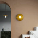 Axyaa Glass Ball LED Wall Lamp - Modern Minimalist Japanese Style for Living Room
