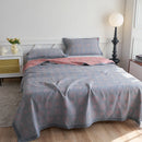 Axyaa Cotton Gauze Floral Single Quilt Blanket for Summer Comfort