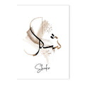 Axyaa Islamic Shukr Sabr Calligraphy Canvas Wall Art Poster Bedroom Decor