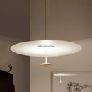 Axyaa Minimalist Gold Black Pendant Ring Lights Living Room Hanging Lamp