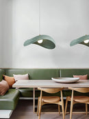 Axyaa Modern White Resin Pendant Light Chandelier for Kitchen Counter