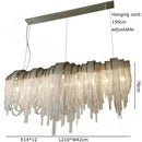 Axyaa Luxury Tassels Pendant Lights Modern Chandelier for Bedroom Home Decor