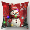 Axyaa LED Luminous Pillowcase, Christmas Home Decoration, Sofa Cushion Cover, 45x45cm