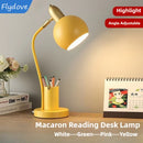 Axyaa Macaron Desk Lamp with LED Light and Pen Holder