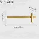 Axyaa Gold Copper LED Wall Light Modern Bedroom Living Room Decor Reading Lamps