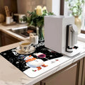 Axyaa Coffee Mat: Fast Drying Dish Draining Mat for Kitchen and Bathroom