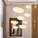 Axyaa Minimalist White Pendant Light for Salon, Dining, or Bedroom