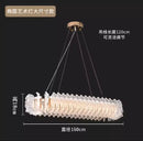Axyaa Modern Acrylic Chandelier for Living Room Bedroom Dining Room