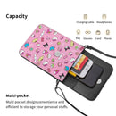 Axyaa Hello Kitty Cell Phone Purse Leather Wallet Kuromi Crossbody Bag Fashion Card Holder
