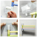 Axyaa Rotating Towel Rack Organizer for Kitchen & Bathroom Storage