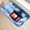 Axyaa Christmas Home Decoration Door Mat - Anti-Slip Floor Carpet