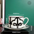 Axyaa Gold-plated Face Animal Ceramic Coffee Cup | Fine Bone Teacup | Home Decor & Gift