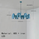 Axyaa Nordic U-Shaped LED Pendant Light for Restaurant, Living Room & Bedroom