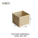 Axyaa Drawer Organizers for Clothes, Underwear, Socks - Foldable Storage Bins