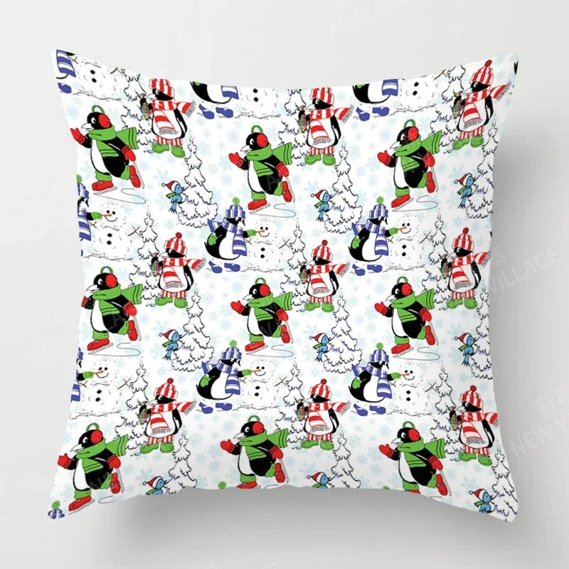 Axyaa Christmas Series Pillowcases for Festive Home Decor 40x40 50x50 60x60