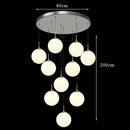 Axyaa LED Pendant Chandeliers for Modern Living and Dining Rooms