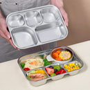 Axyaa Stainless Steel Bento Lunch Box with Lid - Durable Food Container