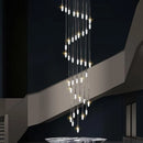 Axyaa Crystal Chandeliers for Modern Villas and Staircases