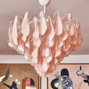 Axyaa Glass Chandeliers: Post-modern Villa LED Pendant Light for Living Room, Staircase & Restaurant