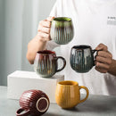 Axyaa Retro Ceramic Coffee Mug 500ml - Creative & Cute Breakfast Cereal Cup