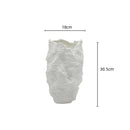 Axyaa Stone Grain Ceramic Flower Vase Set for Arrangements and Ornaments