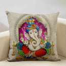 Axyaa Mythical God Like Design Cushion Cover for Family Living Room Decor