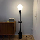 Axyaa Roman Column Floor Lamp Black Modern LED Living Room Bedroom Light