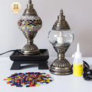 Axyaa Turkish Mosaic Glass Table Lamp DIY Material Package for Parent-child Bonding and Home Decor