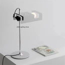 Axyaa White Modern Bedroom Study Lamp Black Floor Lamp