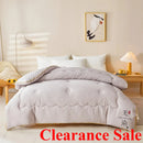 Axyaa Silk Quilt: Super Soft All-Seasons Quilt with Knitted Cotton Fabric