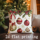 Axyaa Christmas Cardinals & Wreath Pillow Covers - Stylish Cushion Cover