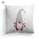 Axyaa Merry Christmas Santa Square Cushion Cover for Sofa and Home