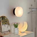 Axyaa Marble Round Wall Lamp - Nordic LED Room Lighting - High-end Modern Design