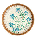 Axyaa Rattan Tray Storage Baskets - Korean Style Shell Decor Crafts for Home
